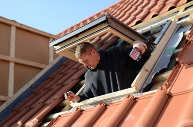 Pose de fenêtres de toit Velux au Fieu